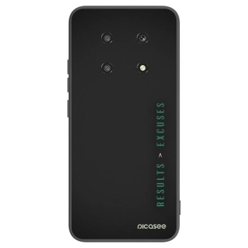 Picasee fekete szilikon tok az alábbi mobiltelefonokra Honor Magic4 Lite 5G - Results x Excuses