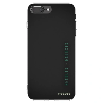 Picasee átlátszó szilikon tok az alábbi mobiltelefonokra Apple iPhone 8 Plus - Results x Excuses
