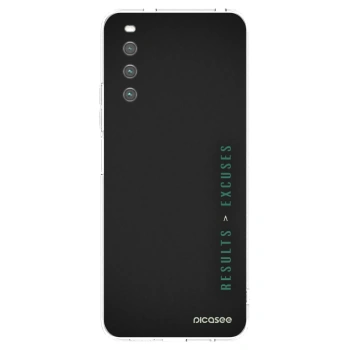 Picasee átlátszó szilikon tok az alábbi mobiltelefonokra Sony Xperia 10 IV 5G - Results x Excuses