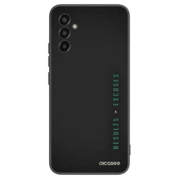 Picasee fekete szilikon tok az alábbi mobiltelefonokra Samsung Galaxy M13 M135F - Results x Excuses