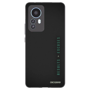 Picasee fekete szilikon tok az alábbi mobiltelefonokra Xiaomi 12T Pro - Results x Excuses