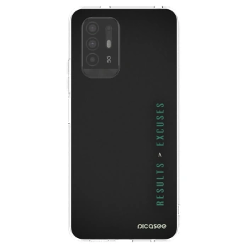 Picasee átlátszó szilikon tok az alábbi mobiltelefonokra OPPO A94 5G - Results x Excuses