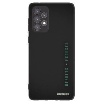 Picasee fekete szilikon tok az alábbi mobiltelefonokra Samsung Galaxy A73 5G - Results x Excuses