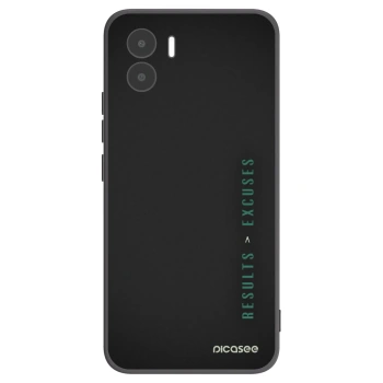Picasee fekete szilikon tok az alábbi mobiltelefonokra Xiaomi Redmi A1 - Results x Excuses