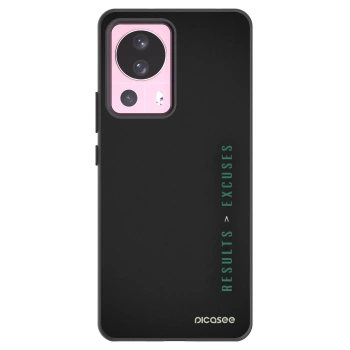 Picasee fekete szilikon tok az alábbi mobiltelefonokra Xiaomi 13 Lite - Results x Excuses
