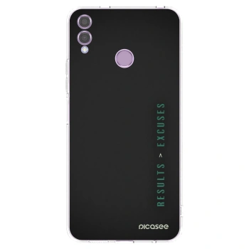 Picasee átlátszó szilikon tok az alábbi mobiltelefonokra Honor 8X - Results x Excuses