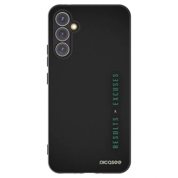 Picasee fekete szilikon tok az alábbi mobiltelefonokra Samsung Galaxy A34 5G A346B - Results x Excuses