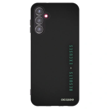 Picasee fekete szilikon tok az alábbi mobiltelefonokra Samsung Galaxy A14 4G A145R - Results x Excuses