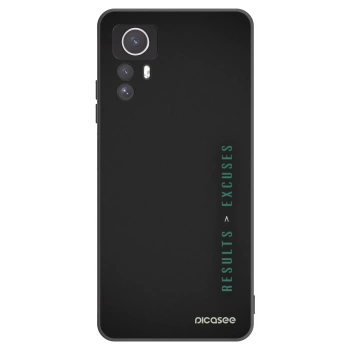Picasee fekete szilikon tok az alábbi mobiltelefonokra Xiaomi Redmi Note 12S - Results x Excuses