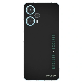 Picasee átlátszó szilikon tok az alábbi mobiltelefonokra Xiaomi Poco F5 - Results x Excuses