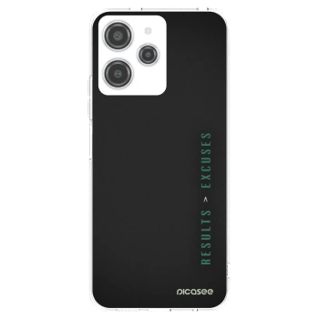 Picasee átlátszó szilikon tok az alábbi mobiltelefonokra Xiaomi Redmi 12 4G - Results x Excuses