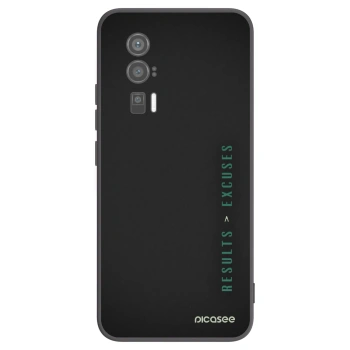 Picasee fekete szilikon tok az alábbi mobiltelefonokra Xiaomi Poco F5 Pro 5G - Results x Excuses