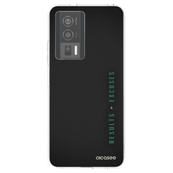 Picasee átlátszó szilikon tok az alábbi mobiltelefonokra Xiaomi Poco F5 Pro 5G - Results x Excuses