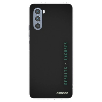 Picasee átlátszó szilikon tok az alábbi mobiltelefonokra Motorola Moto G62 - Results x Excuses