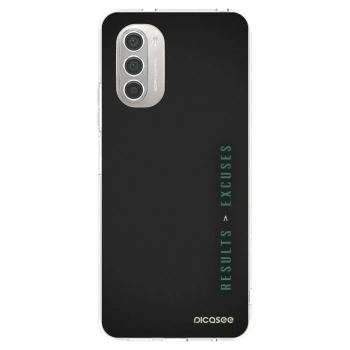 Picasee átlátszó szilikon tok az alábbi mobiltelefonokra Motorola Moto G51 - Results x Excuses