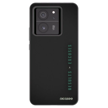 Picasee fekete szilikon tok az alábbi mobiltelefonokra Xiaomi 13T - Results x Excuses