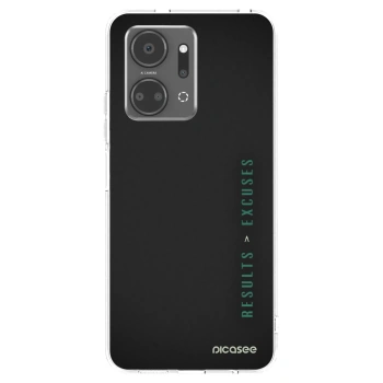 Picasee átlátszó szilikon tok az alábbi mobiltelefonokra Honor X7a - Results x Excuses