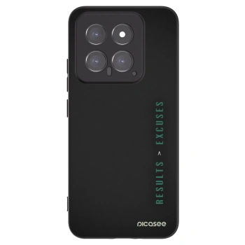 Picasee fekete szilikon tok az alábbi mobiltelefonokra Xiaomi 14 - Results x Excuses