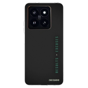 Picasee átlátszó szilikon tok az alábbi mobiltelefonokra Xiaomi 14 Pro - Results x Excuses