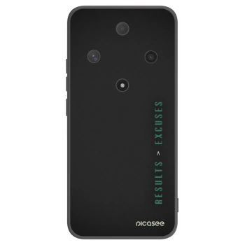 Picasee fekete szilikon tok az alábbi mobiltelefonokra Honor Magic6 Lite 5G - Results x Excuses