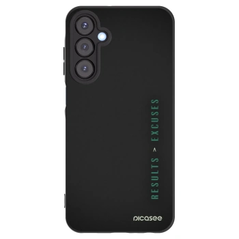 Picasee fekete szilikon tok az alábbi mobiltelefonokra Samsung Galaxy A25 A256B 5G - Results x Excuses