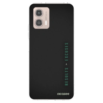 Picasee átlátszó szilikon tok az alábbi mobiltelefonokra Motorola Moto G53 5G - Results x Excuses