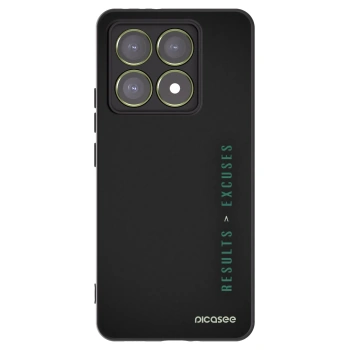 Picasee fekete szilikon tok az alábbi mobiltelefonokra Xiaomi 14T - Results x Excuses