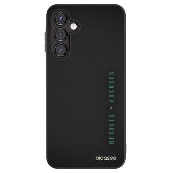 Picasee fekete szilikon tok az alábbi mobiltelefonokra Samsung Galaxy A16 5G - Results x Excuses