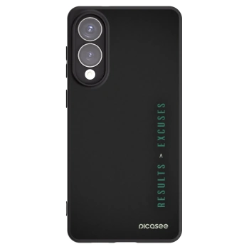 Picasee fekete szilikon tok az alábbi mobiltelefonokra Samsung Galaxy S25 Edge 5G - Results x Excuses