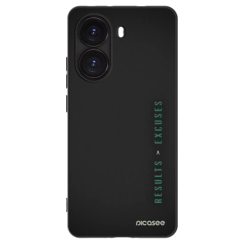 Picasee fekete szilikon tok az alábbi mobiltelefonokra Xiaomi Poco X7 Pro 5G - Results x Excuses