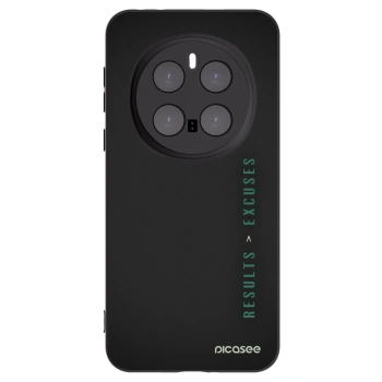 Picasee fekete szilikon tok az alábbi mobiltelefonokra Honor Magic7 Pro 5G - Results x Excuses