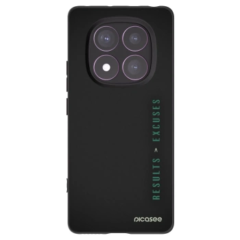 Picasee fekete szilikon tok az alábbi mobiltelefonokra Xiaomi Redmi Note 14 Pro 4G - Results x Excuses
