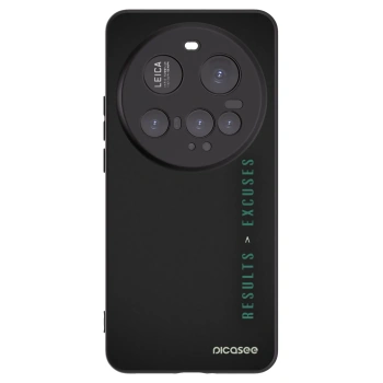 Picasee fekete szilikon tok az alábbi mobiltelefonokra Xiaomi 15 Ultra - Results x Excuses
