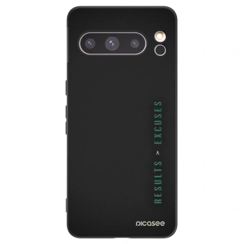 Picasee fekete szilikon tok az alábbi mobiltelefonokra Google Pixel 8 Pro - Results x Excuses