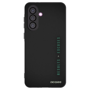 Picasee fekete szilikon tok az alábbi mobiltelefonokra Samsung Galaxy A56 5G A566B - Results x Excuses