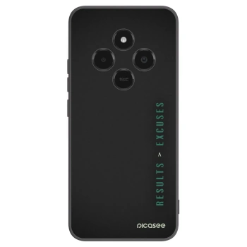 Picasee fekete szilikon tok az alábbi mobiltelefonokra Xiaomi Poco C75 - Results x Excuses