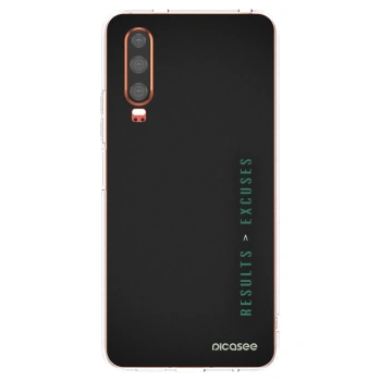 Picasee átlátszó szilikon tok az alábbi mobiltelefonokra Huawei P30 - Results x Excuses