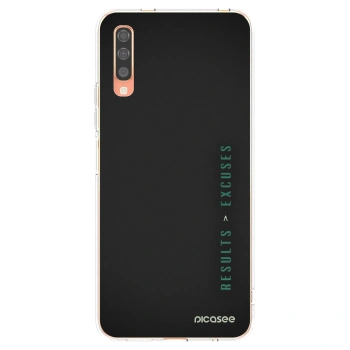 Picasee átlátszó szilikon tok az alábbi mobiltelefonokra Samsung Galaxy A70 A705F - Results x Excuses