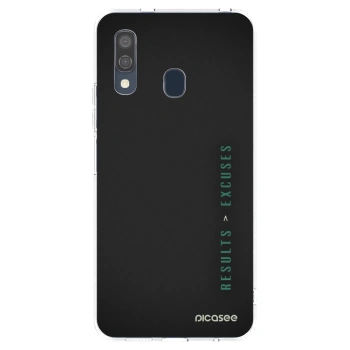 Picasee átlátszó szilikon tok az alábbi mobiltelefonokra Samsung Galaxy A40 A405F - Results x Excuses