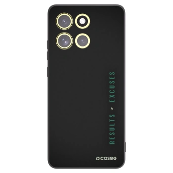 Picasee fekete szilikon tok az alábbi mobiltelefonokra Motorola Moto G86 5G - Results x Excuses