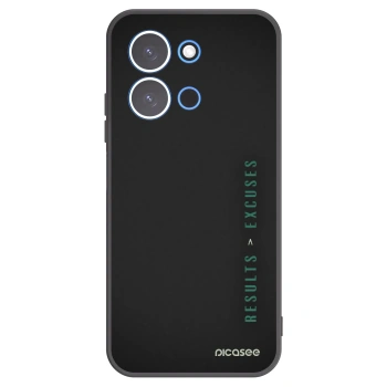 Picasee fekete szilikon tok az alábbi mobiltelefonokra Xiaomi Redmi 15C 4G - Results x Excuses