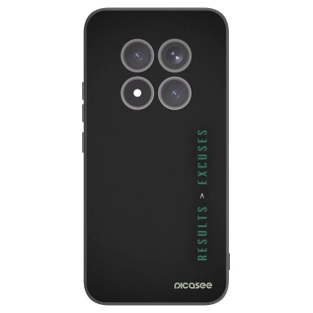 Picasee fekete szilikon tok az alábbi mobiltelefonokra Xiaomi Redmi Note 15 Pro+ - Results x Excuses