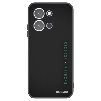 Picasee fekete szilikon tok az alábbi mobiltelefonokra Xiaomi Redmi 15C 5G - Results x Excuses