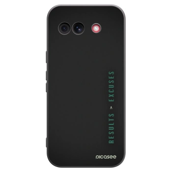 Picasee fekete szilikon tok az alábbi mobiltelefonokra Google Pixel 10a - Results x Excuses