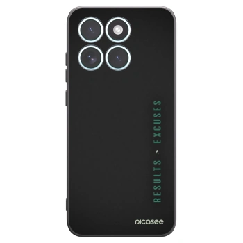 Picasee fekete szilikon tok az alábbi mobiltelefonokra Motorola Edge 70 Fusion - Results x Excuses