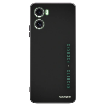 Picasee fekete szilikon tok az alábbi mobiltelefonokra Motorola Moto G06 - Results x Excuses