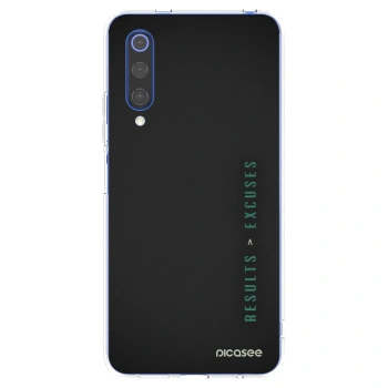 Picasee átlátszó szilikon tok az alábbi mobiltelefonokra Xiaomi Mi 9 SE - Results x Excuses