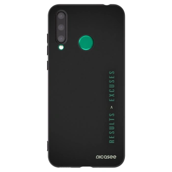 Picasee fekete szilikon tok az alábbi mobiltelefonokra Honor 20 Lite - Results x Excuses