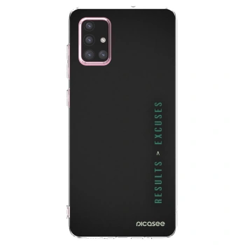 Picasee átlátszó szilikon tok az alábbi mobiltelefonokra Samsung Galaxy A71 A715F - Results x Excuses
