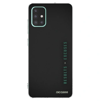 Picasee átlátszó szilikon tok az alábbi mobiltelefonokra Samsung Galaxy A51 A515F - Results x Excuses